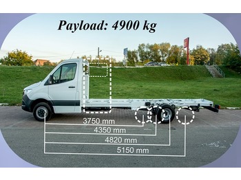 Kamion za smeće novi Mercedes Sprinter Maxi 7440 kg, 4900 kg payload: slika 1