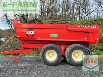Beco n2101 beco maxxim 220 - Traktorska prikolica za farmu/ Kiper
