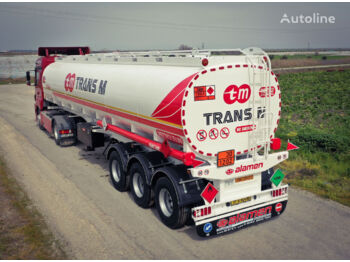 Poluprikolica cisterna za prevoz goriva novi ALAMEN Fuel Tanker (Diesel-gasoline) for Sale: slika 1