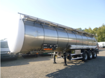 Poluprikolica cisterna za prevoz hemikalija Burg Chemical tank inox 37.5 m3 / 1 comp: slika 1