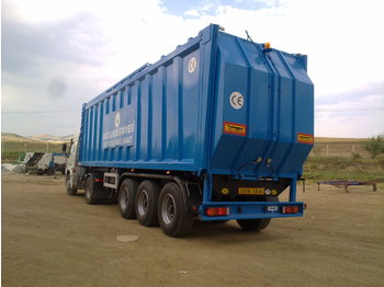 Poluprikolica sa pokretnim podom za prevoz smeća novi CUHADAR 2021: slika 1