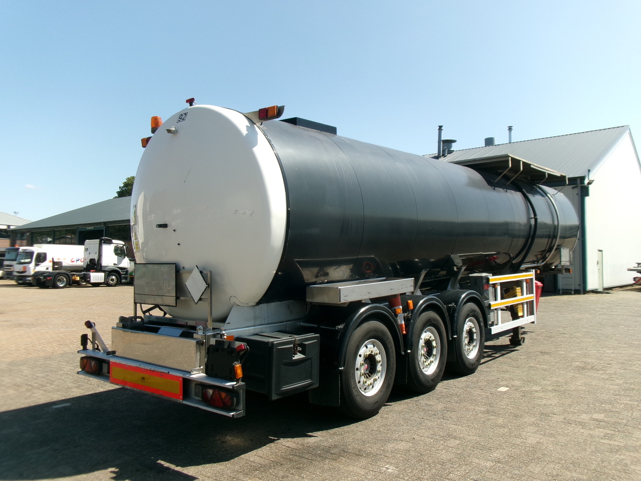 Poluprikolica cisterna za prevoz bitumena Clayton Bitumen tank inox 33 m3 / 1 comp + ADR: slika 4