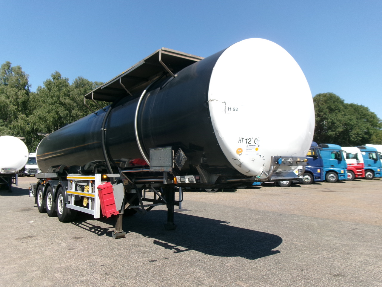 Poluprikolica cisterna za prevoz bitumena Clayton Bitumen tank inox 33 m3 / 1 comp + ADR: slika 2