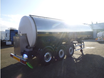 Poluprikolica cisterna za prevoz hrane Clayton Food tank inox 30 m3 / 1 comp: slika 4