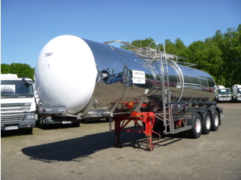 Poluprikolica cisterna za prevoz hrane Crane Fruehauf Food tank inox 30 m3 / 1 comp + pump: slika 1