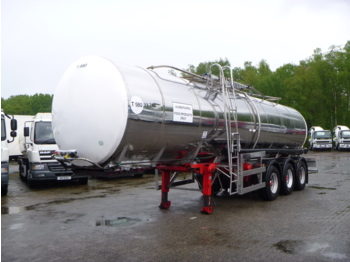 Poluprikolica cisterna za prevoz hrane Crane Fruehauf Food tank inox 30 m3 / 1 comp + pump: slika 1