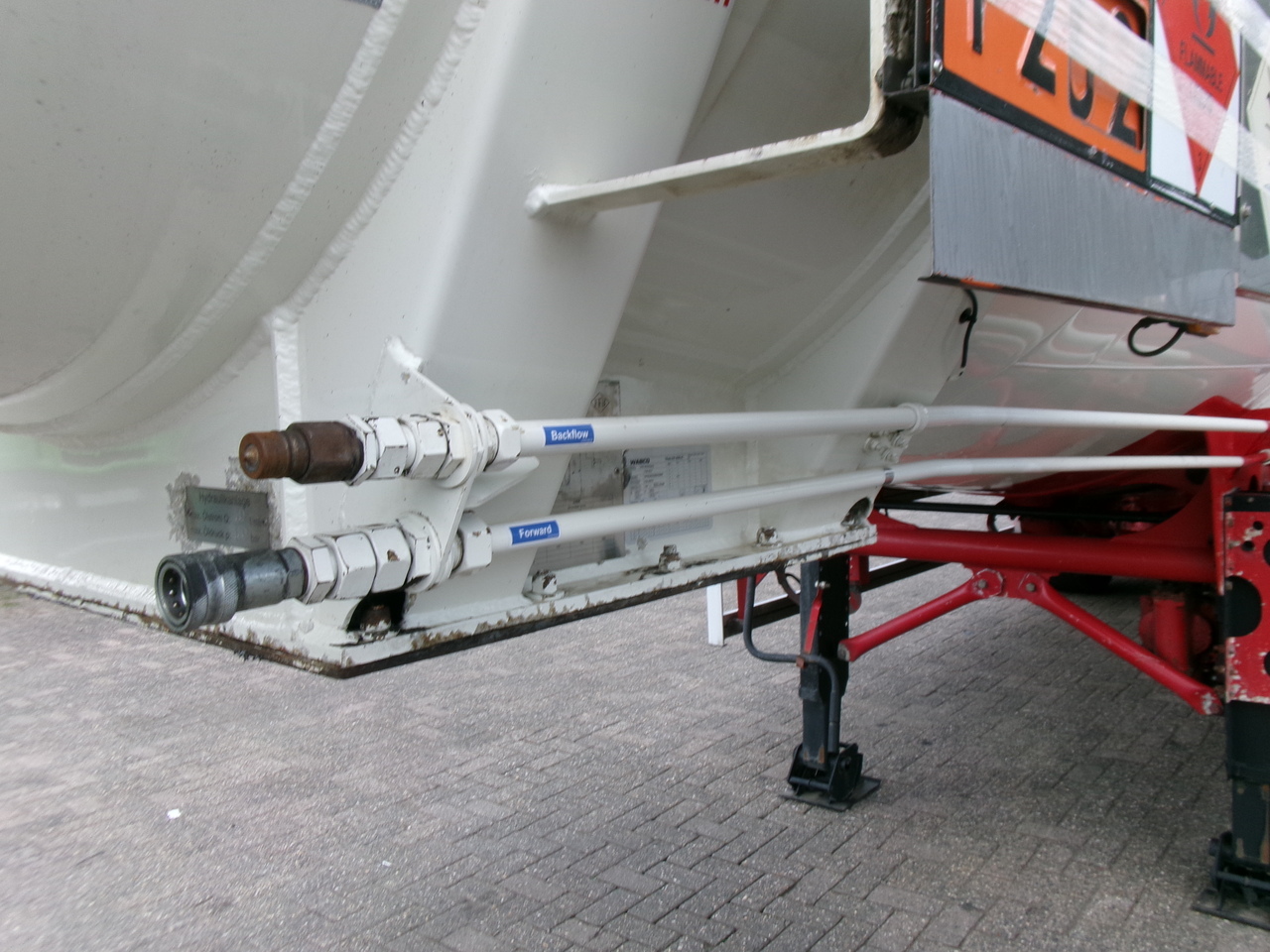 Poluprikolica cisterna za prevoz goriva Feldbinder Fuel tank alu 44.6 m3 + pump: slika 8