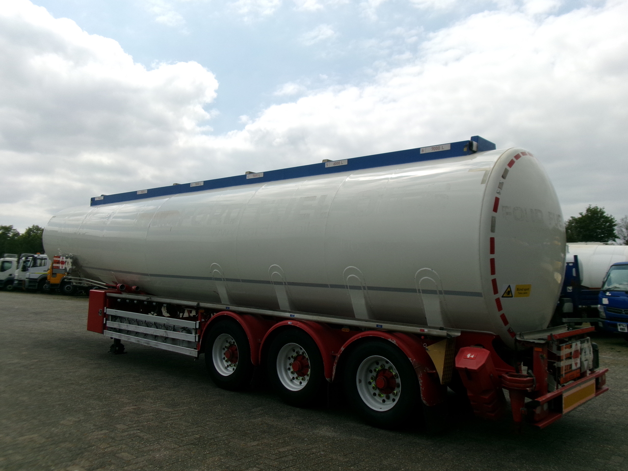 Poluprikolica cisterna za prevoz goriva Feldbinder Fuel tank alu 44.6 m3 + pump: slika 3