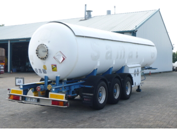 Poluprikolica cisterna za prevoz gasa Guhur Low-pressure gas tank steel 31.5 m3 / 10 bar (methyl chloride): slika 3