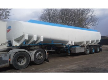 Poluprikolica cisterna za prevoz goriva Kässbohrer 40000 L ADR Tanktrailer Fuel Petrol Diesel, 7,5 mm Alu: slika 1