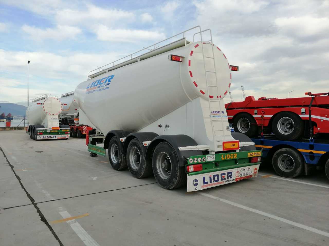 Poluprikolica cisterna za prevoz cementa novi LIDER 2023 MODEL NEW CEMENT TANKER: slika 18
