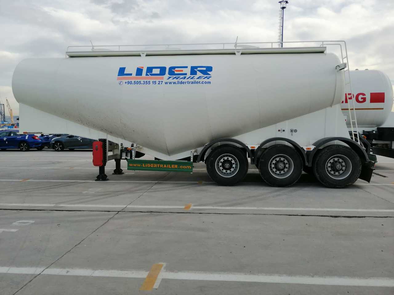 Poluprikolica cisterna za prevoz cementa novi LIDER 2023 MODEL NEW CEMENT TANKER: slika 17