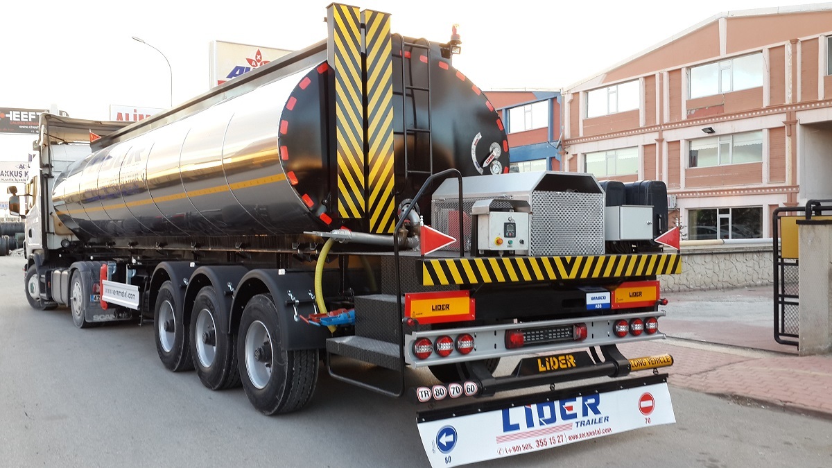 Poluprikolica cisterna za prevoz bitumena novi LIDER 2024 MODELS NEW LIDER TRAILER MANUFACTURER COMPANY: slika 3