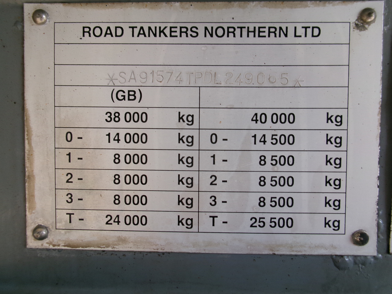 Lakeland Tankers Fuel tank alu 42.8 m3 / 6 comp + pump Lakeland Tankers Fuel tank alu 42.8 m3 / 6 comp + pump: slika 35