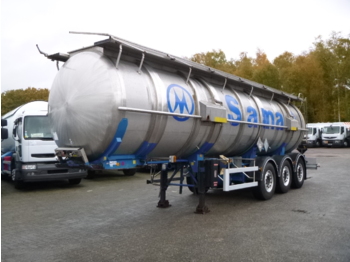 Poluprikolica cisterna za prevoz hemikalija Magyar Chemical tank inox 30 m3 / 1 comp: slika 1