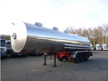 Poluprikolica cisterna za prevoz hrane Magyar Food tank inox 29.4 m3 / 4 comp: slika 1