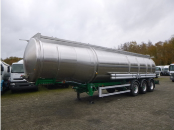 Poluprikolica cisterna za prevoz goriva Magyar Fuel tank inox 39.5 m3 / 8 comp: slika 1