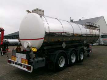 Poluprikolica cisterna za prevoz goriva Metalovouga Bitumen / heavy oil tank inox 26.9 m3 / 1 comp: slika 4
