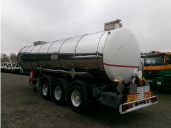 Poluprikolica cisterna za prevoz goriva Metalovouga Bitumen / heavy oil tank inox 26.9 m3 / 1 comp: slika 3