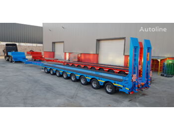 Niska poluprikolica za prevoz GURLESENYIL 8 axles hydraulic low loader