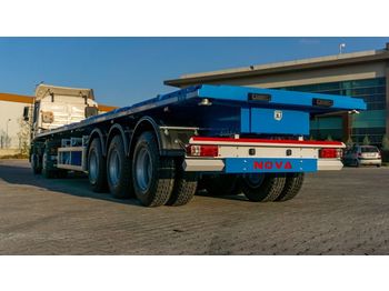 Plato poluprikolica Nova NEW FLATBED SEMI TRAILER WITH CONTAINER LOCKS