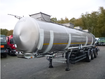 BSLT Chemical tank inox 27.8 m3 / 1 comp + pump - Poluprikolica cisterna