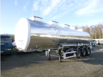 BSLT Chemical tank inox 33 m3 / 1 comp - Poluprikolica cisterna