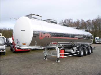 BSLT Chemical tank inox 33 m3 / 1 comp - Poluprikolica cisterna