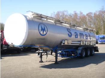 BSLT Chemical tank inox 34 m3 / 4 comp - Poluprikolica cisterna