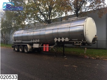 Burg Chemie 48600 Liter, Tank heater, ADR 28-11-2017,Max 4 Bar, 100c, 3 Compartments, Isolated - Poluprikolica cisterna