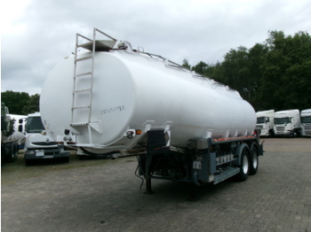 Caldal Fuel tank alu 25 m3 / 6 comp + pump - Poluprikolica cisterna
