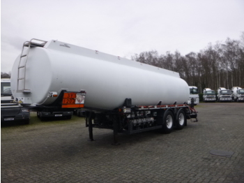 Caldal Fuel tank alu 28 m3 / 5 comp + pump - Poluprikolica cisterna