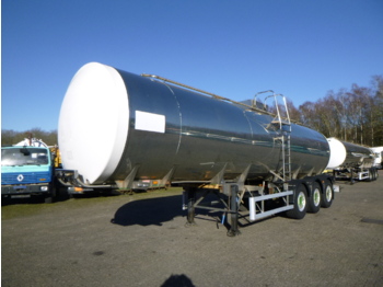 Clayton Food tank inox 30 m3 / 1 comp - Poluprikolica cisterna