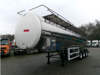 Crossland Food tank inox 35 m3 / 1 comp + pump - Poluprikolica cisterna