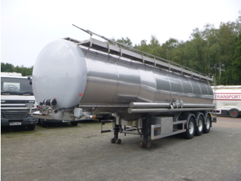 Dijkstra Chemical tank inox 37.5 m3 / 1 comp - Poluprikolica cisterna