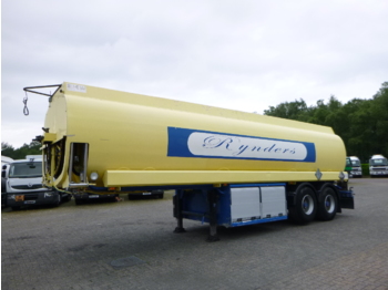 EKW Fuel tank alu 32 m3 / 5 comp + pump / ADR 02/2020 - Poluprikolica cisterna