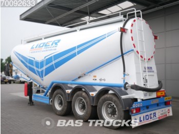 Lider 35m3 Cement Silo German Docs Liftachse C24 Compressor GENCom - Poluprikolica cisterna