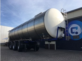 Vogelzang Woudsend RMO trailer 3-axle-/2 steering Milk-Milch-Melk Trailer - Poluprikolica cisterna