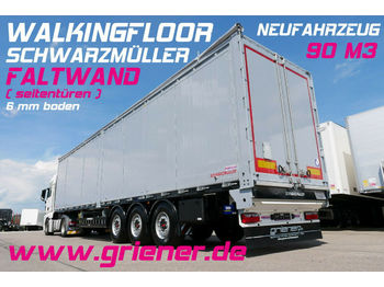 Poluprikolica sa pokretnim podom Schwarzmüller FALTWAND / SEITENTÜREN / 8300 kg LIFT / 6 mm