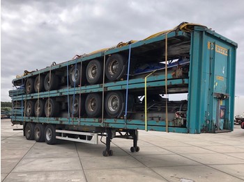 Poluprikolica sa ravnom platformom LAG stack: 5 x tautliner
