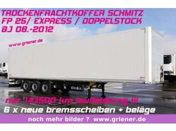 Schmitz Cargobull SKO 24/ DOPPELSTOCK 33/66  /NEUE BREMSE !!!!!!  - Poluprikolica sa zatvorenim sandukom