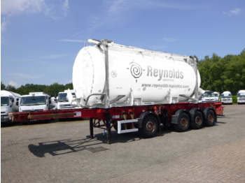 Dennison Container combi trailer 20-30-40-45 ft - Poluprikolica za prevoz kontejnera/ Poluprikolica sa promenjivim sandukom