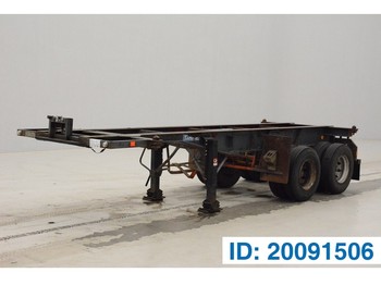 Flandria 20 ft skelet - Poluprikolica za prevoz kontejnera/ Poluprikolica sa promenjivim sandukom
