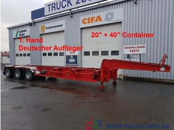  GoFa 3 Achs Container Chassis 20"+40" BPW Achsen - Poluprikolica za prevoz kontejnera/ Poluprikolica sa promenjivim sandukom