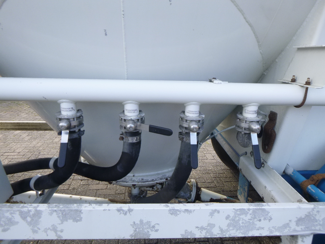 Poluprikolica cisterna za prevoz brašna Spitzer Powder tank alu 43 m3 / 1 comp: slika 6
