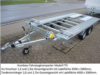 Prikolica za prevoz automobila novi Humbaur - FTK274020 Fahrzeugtransporter Autotransporter: slika 1