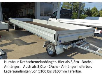 Prikolica za automobil novi Humbaur - HD306121-2A Serie 8400 2-Achser 3,0to Drehschemel: slika 1
