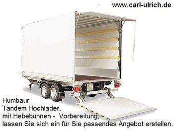 Prikolica sa ceradom novi Humbaur - HT354121 Hebebühnen-Anhänger Rohrzugdeichsel: slika 1