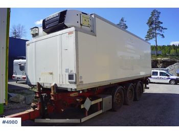  Istrail 3 axle Container trailer with refrigerated container - Prikolica