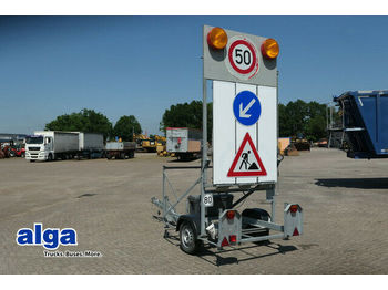 Prikolica MÜLLER Verkehrsleittafel/3,8 m. hoch/Signaltafel